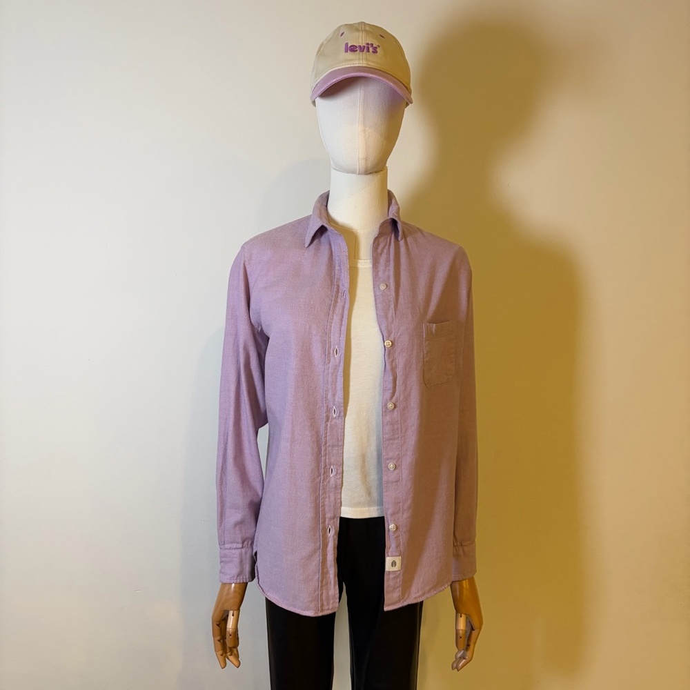 Grayson "The Hero" Purple Cotton Button Down Shirt - Size 01 (S)
